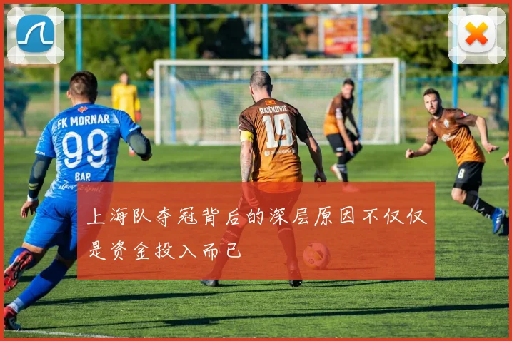 上海队夺冠背后的深层原因不仅仅是资金投入而已
